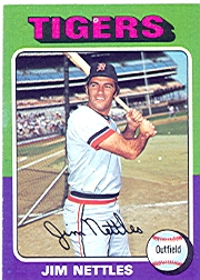 1975 Topps Baseball Cards      497     Jim Nettles